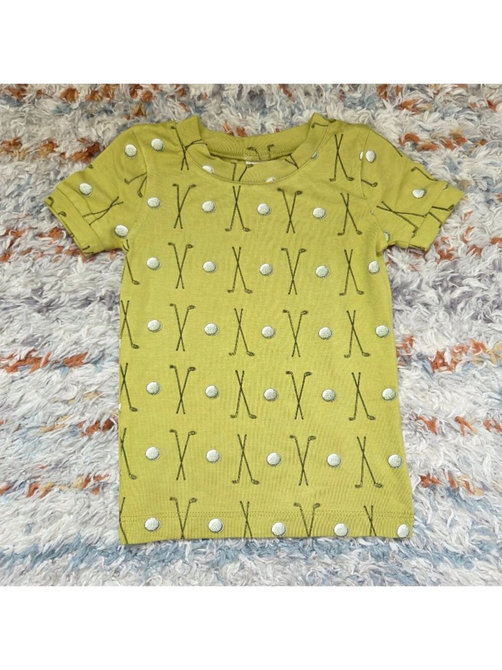 Kate Quinn Golf Club Green Unisex Tee Shirt Size 18-24m